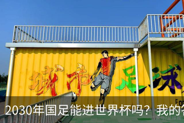 2030年国足能进世界杯吗？我的答案可能不太讨好，但是真话